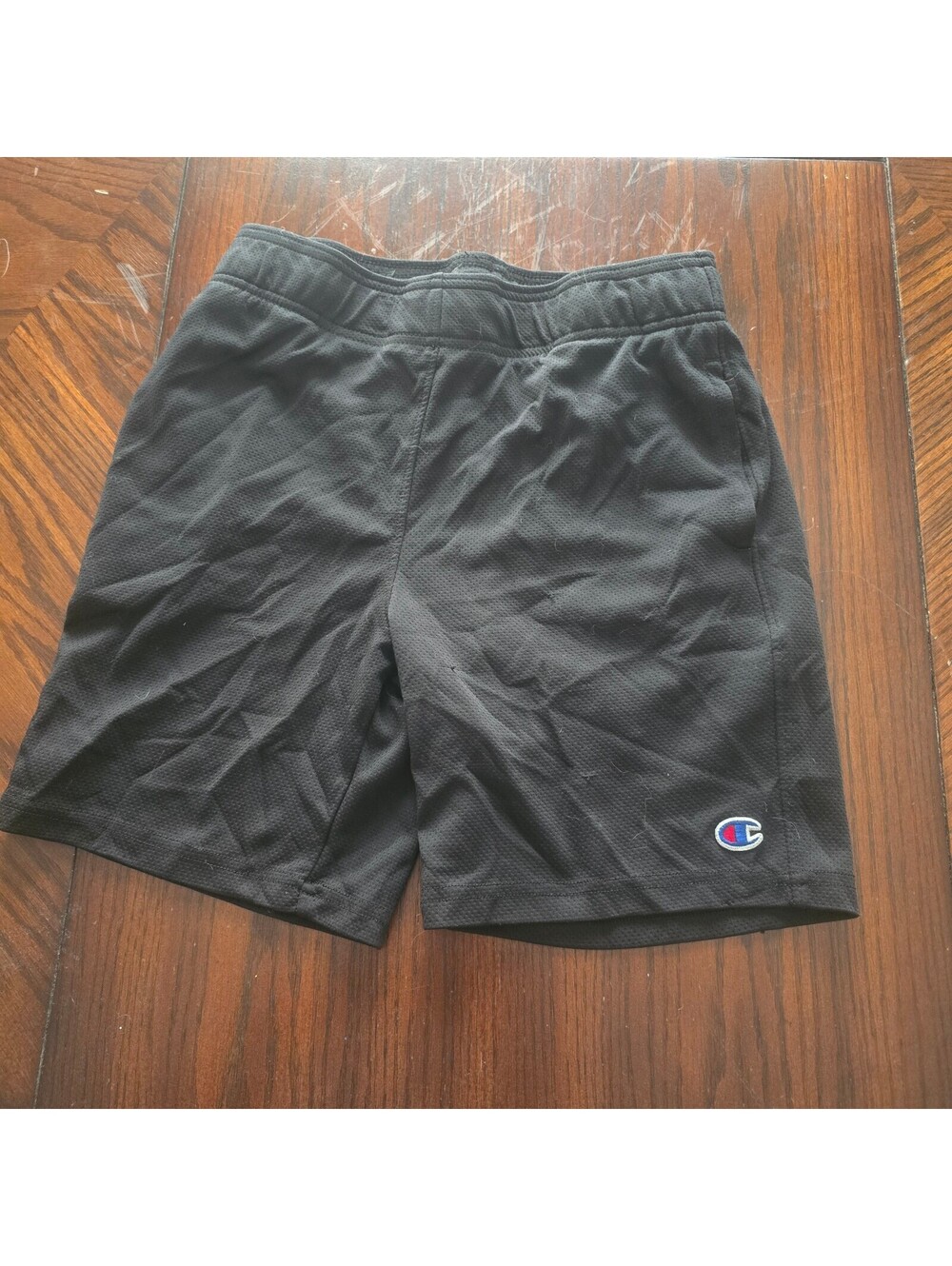Champion black athletic shorts kids size L 14 16